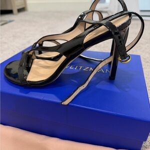 Stuart Weitzman Glossy Black Heels